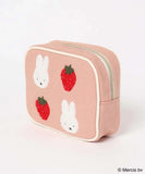 Miffy Strawberry Series Embroidered Makeup Storage Case
