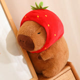 Kawaii Snack Attack: Hamburger Capybara Dog Pig Capibaras Pizza Bubble Tea Cushion Plush