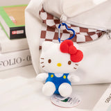 Sanrio Hello Kitty Keychain Plush Pendant Kuromi Cinnamoroll