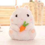 Chubby Hamster Pastel Woodland Plush With Nuts and Acorns - LoveJojo