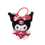 Sanrio Kawaii Plush Keychains Hello Kitty Melody Kuromi Cinnamoroll Pochacco