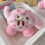 Kirby x Sanrio Hat Pendant Keychain Plush Toy