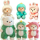 Dinosaur Bear Plush Toy Cute Stuffed Animals Bunny Duck Plushie