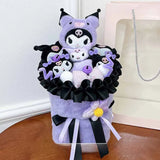 Sanrio Cinnamoroll Pochacco Kuromi Pompompurin Plush Flower Bouquet
