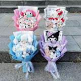 Sanrio Hello Kitty Kuromi Cinnamoroll Plush Bouquet