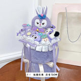 Sanrio Cinnamoroll Pochacco Kuromi Pompompurin Plush Flower Bouquet