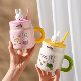 Miffy Ceramic Cup With Straw 540ml