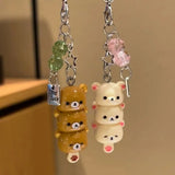 Rilakkuma Bear Pendant Phone Charms Keychains