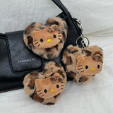 Sanrio Hello Kitty Leopard Print Keychain Pendant