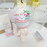 Sanrio Cinnamoroll Pochacco Kuromi Pompompurin Plush Flower Bouquet