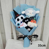 Sanrio Hello Kitty Halloween Cinnamoroll Kuromi Kawaii Plush Bouquet