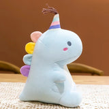 Pastel Party Dinosaur Plush Rainbow Plush Toy