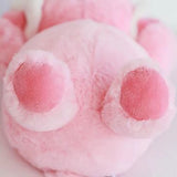 Pink Pig Plush Selfcare Facial Skincare With Purple Headband - LoveJojo