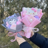 Sanrio Kuromi Cinnamoroll My Melody Hello Kitty Plush Bouquet