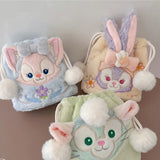 Disney StellaLou Drawstring Bag LinaBell Gelatoni Plush Cosmetic Bag