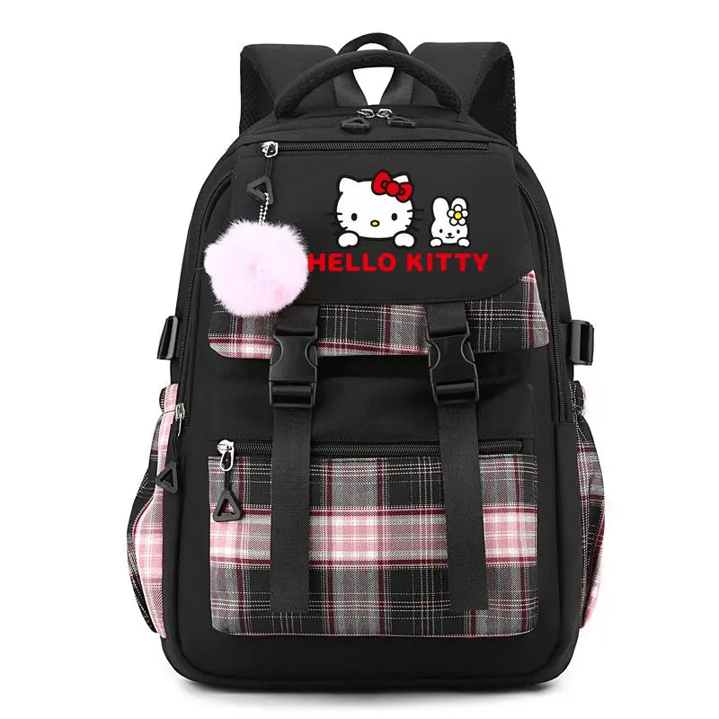 Black hello kitty backpack sales