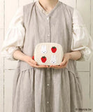 Miffy Strawberry Series Embroidered Makeup Storage Case