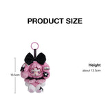 GENUINE POP MART SKULLPANDA × MY MELODY Plush Pendant Sanrio Figure Keychain