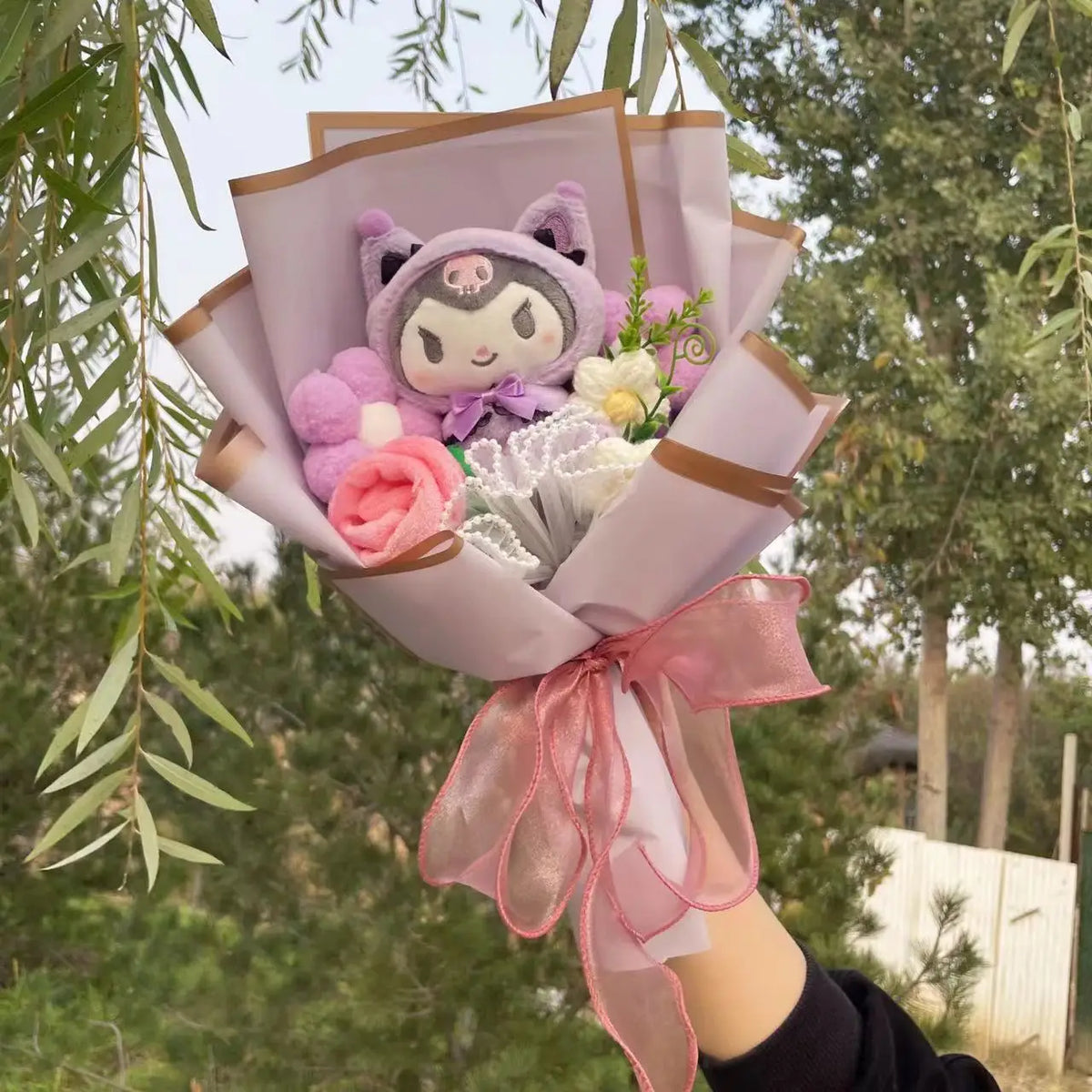 Sanrio Kuromi Plush Toy Flower Bouquet – LoveJojo