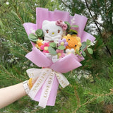 Sanrio Kuromi Cinnamoroll My Melody Hello Kitty Plush Bouquet