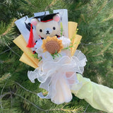 San-X Rilakkuma Korilakkuma Teddy Bear Plush Toy Flower Bouquet Gift Box