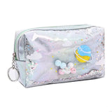 Pencil Case Laser Space Planets Big Makeup Bag Cosmetic Case