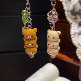 Rilakkuma Bear Pendant Phone Charms Keychains