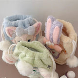 Disney StellaLou Drawstring Bag LinaBell Gelatoni Plush Cosmetic Bag