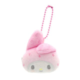 Sanrio My Melody Plush Keychain Hair Clip 2-in-1 Pendant
