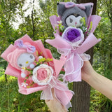 Sanrio Kuromi Cinnamoroll My Melody Hello Kitty Plush Bouquet