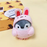 Penguin Ebi Fried Shrimp Prawn Plush Keychain 10cm