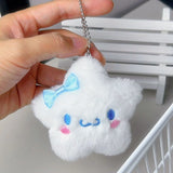 Sanrio Star Plush Kawaii Keychain Set