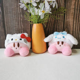 Kirby x Sanrio Hat Pendant Keychain Plush Toy