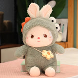 Rabbit Cosplaying Pig, Elephant, Sheep Plush Stuffed Animal Toy 30-70cm