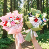 Sanrio Hello Kitty Kuromi Cinnamoroll My Melody Artificial Plush Flower Bouquet