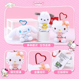 Sanrio Hello Kitty Kuromi Melody Pochacco Cinnamoroll Plush Pendant Keychain