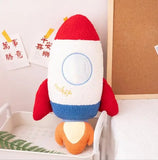 UFO Flying Saucer Space Rocket Plush Pillow Cushion - LoveJojo