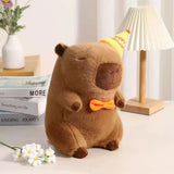 Kawaii Snack Attack: Hamburger Capybara Dog Pig Capibaras Pizza Bubble Tea Cushion Plush