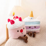 Kawaii Fun Cake Plush Toy Birthday