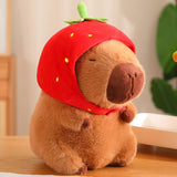 Kawaii Snack Attack: Hamburger Capybara Dog Pig Capibaras Pizza Bubble Tea Cushion Plush