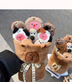 Capibara Kawaii Plush Bouquet