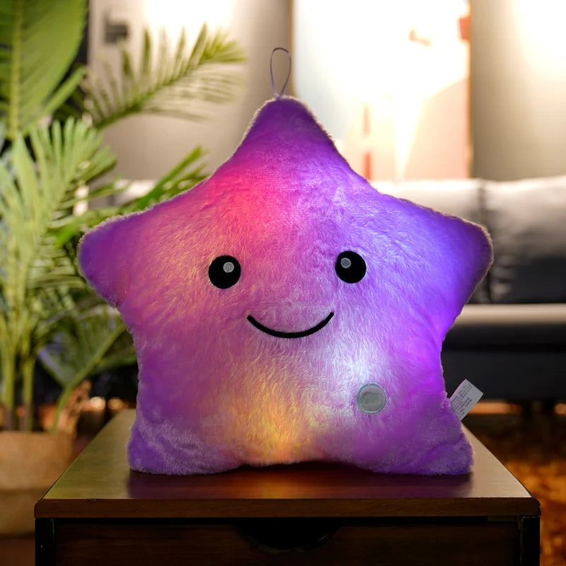 Plush purple pillow hotsell