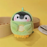 Penguin Ebi Fried Shrimp Prawn Plush Keychain 10cm