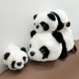 Double-Sided Panda Raccoon Plush Toy Red Panda - LoveJojo