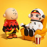 GENUINE POP MART MEGA SPACE MOLLY 100% Charlie Brown & Snoopy