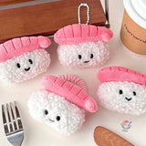 Shrimp Rice Sushi Onigiri Roll Pendant Keychain