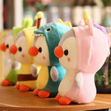 Kawaii Plush Toy Penguin Dinosaur Frog Unicorn Bee Stuffed Animal