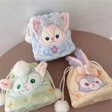 Disney StellaLou Drawstring Bag LinaBell Gelatoni Plush Cosmetic Bag