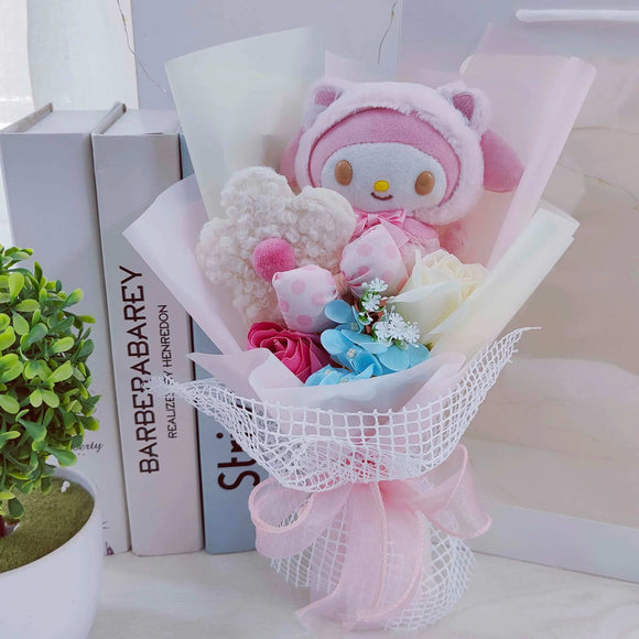 Sanrio Plush Flower Bouquet - LoveJojo