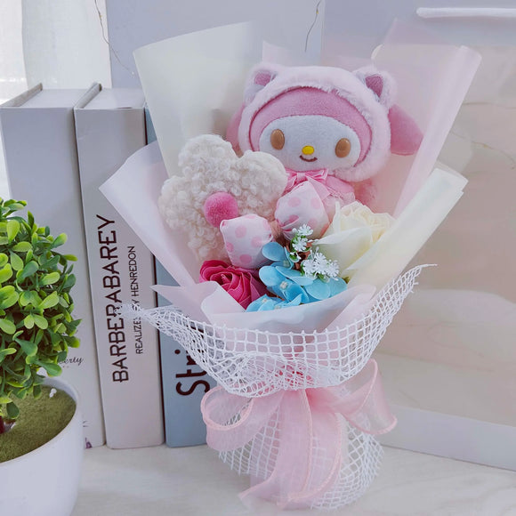 Sanrio Plush Flower Bouquet - LoveJojo